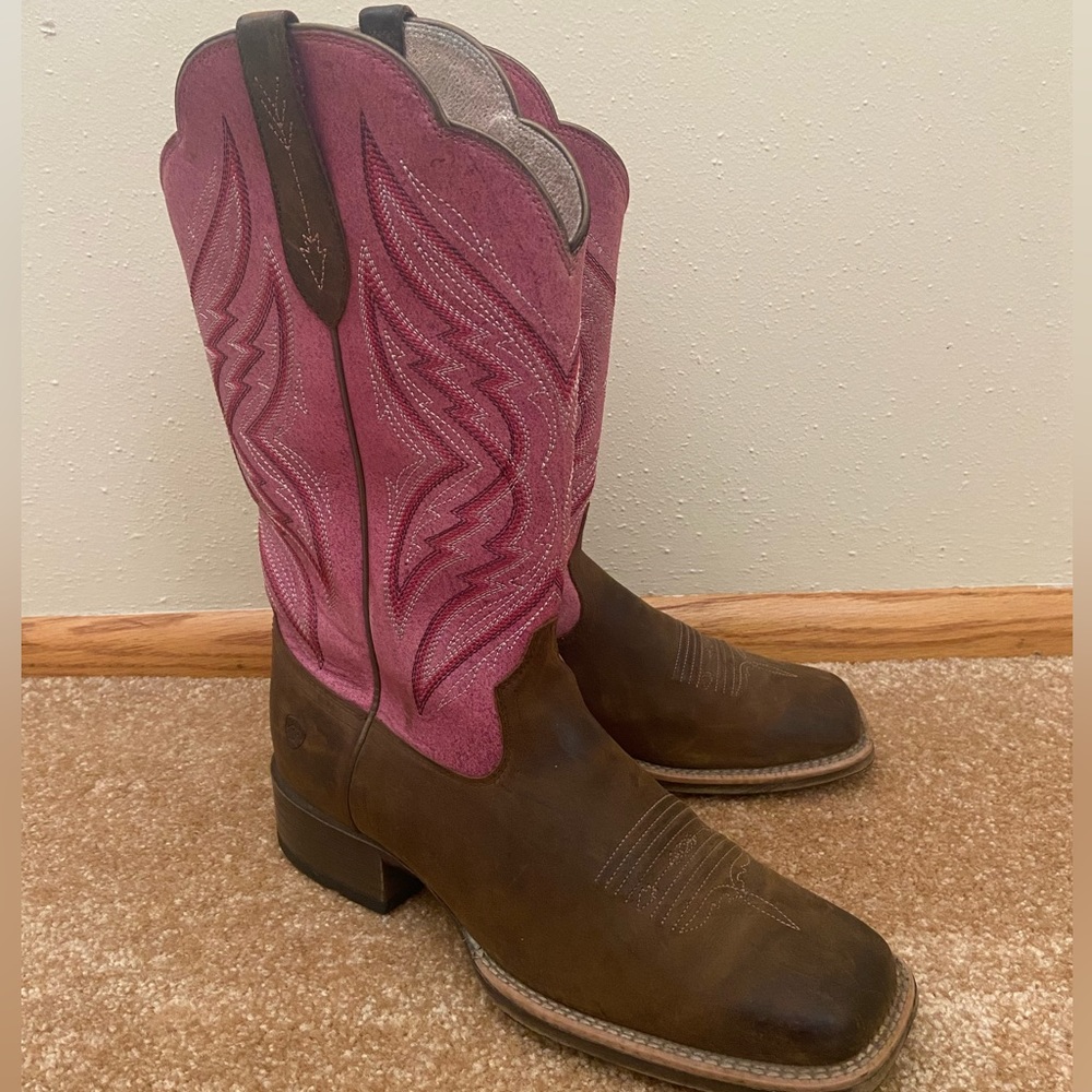 Pink Ariat Boots